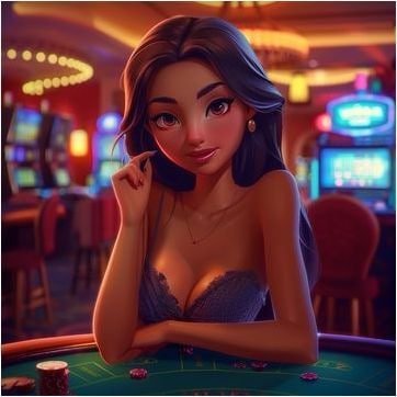 Live casino dealer running a baccarat table on ibetph for Filipino players